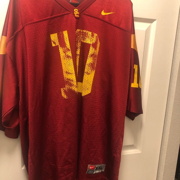 Nike USC Football Trojans #10 Men’s Red & Gold Jersey Size XXL - Picture 9 of 13